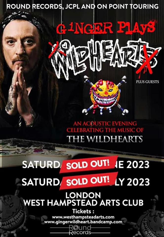 ginger wildheart tour 2023