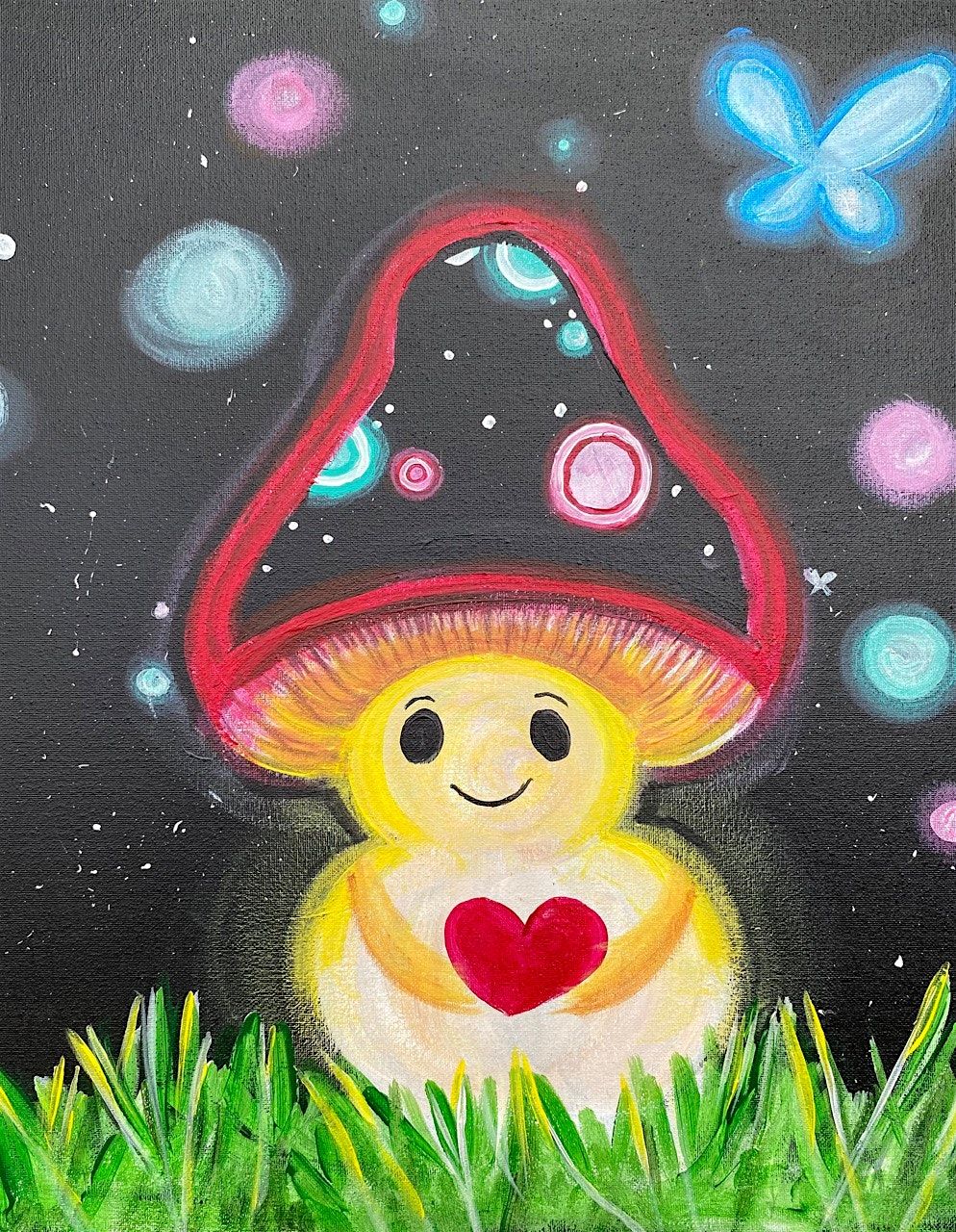 Toledo Paint and Sip Party - So Mushroom in My Heart