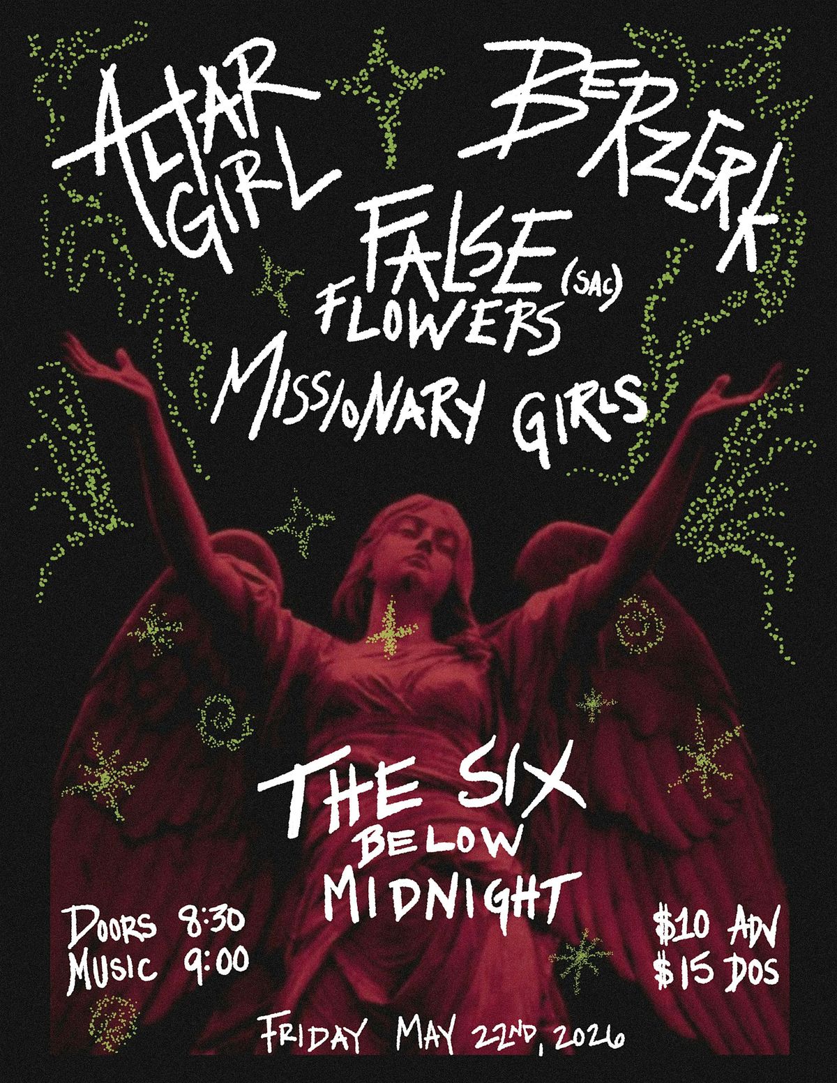 Berzerk w\/ Altar Girl and False Flowers (SAC) + Missionary Girls