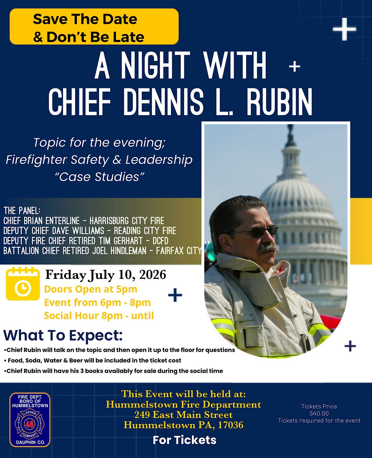 A night with Chief Dennis L. Rubin
