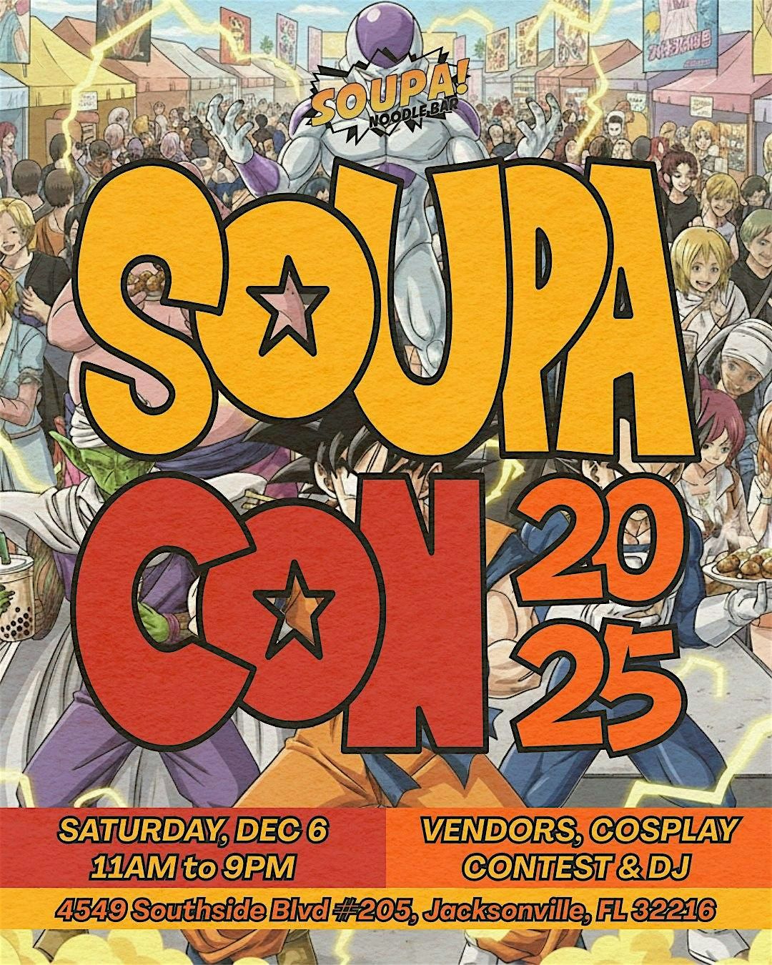 SOUPA CON 2025 VENDORS - SOUPA NOODLE BAR ANNIVERSARY CELEBRATION