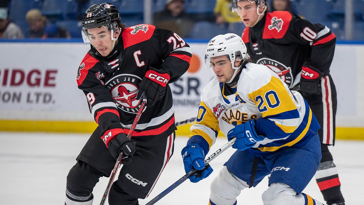 Moose Jaw Warriors at Saskatoon Blades