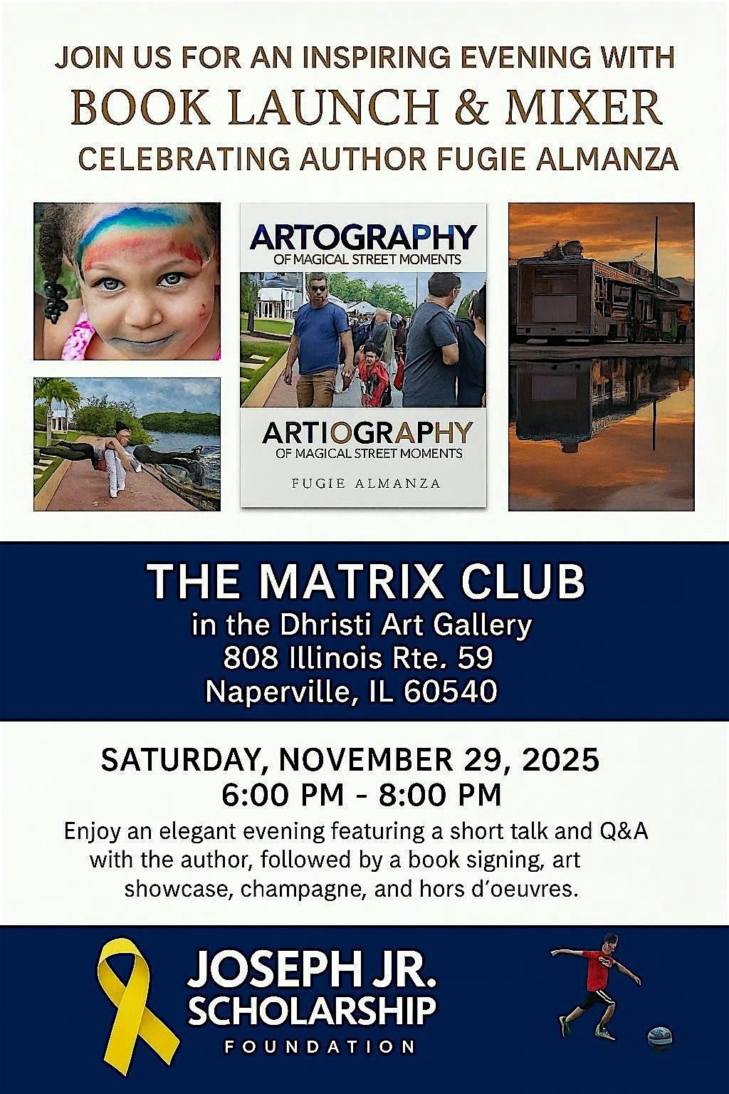 Book Launch & Mixer Celebrating Author Fugie Almanza