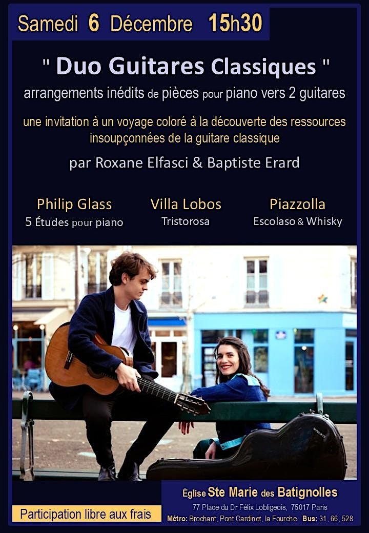 DUO de GUITARES CLASSIQUES