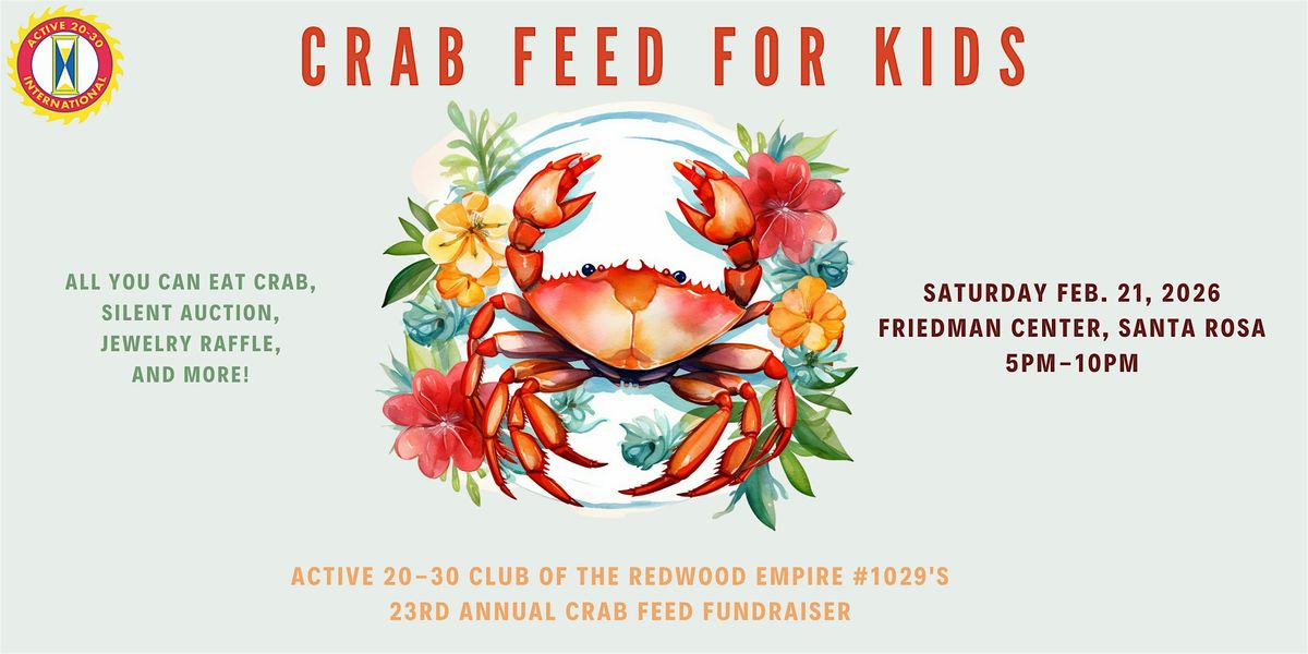 23rd Annual Crab Feed Benefiting Kids
