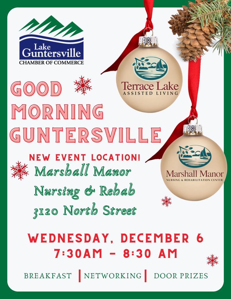 Good Morning Guntersville at Marshall Manor Nursing & Rehab Marshall