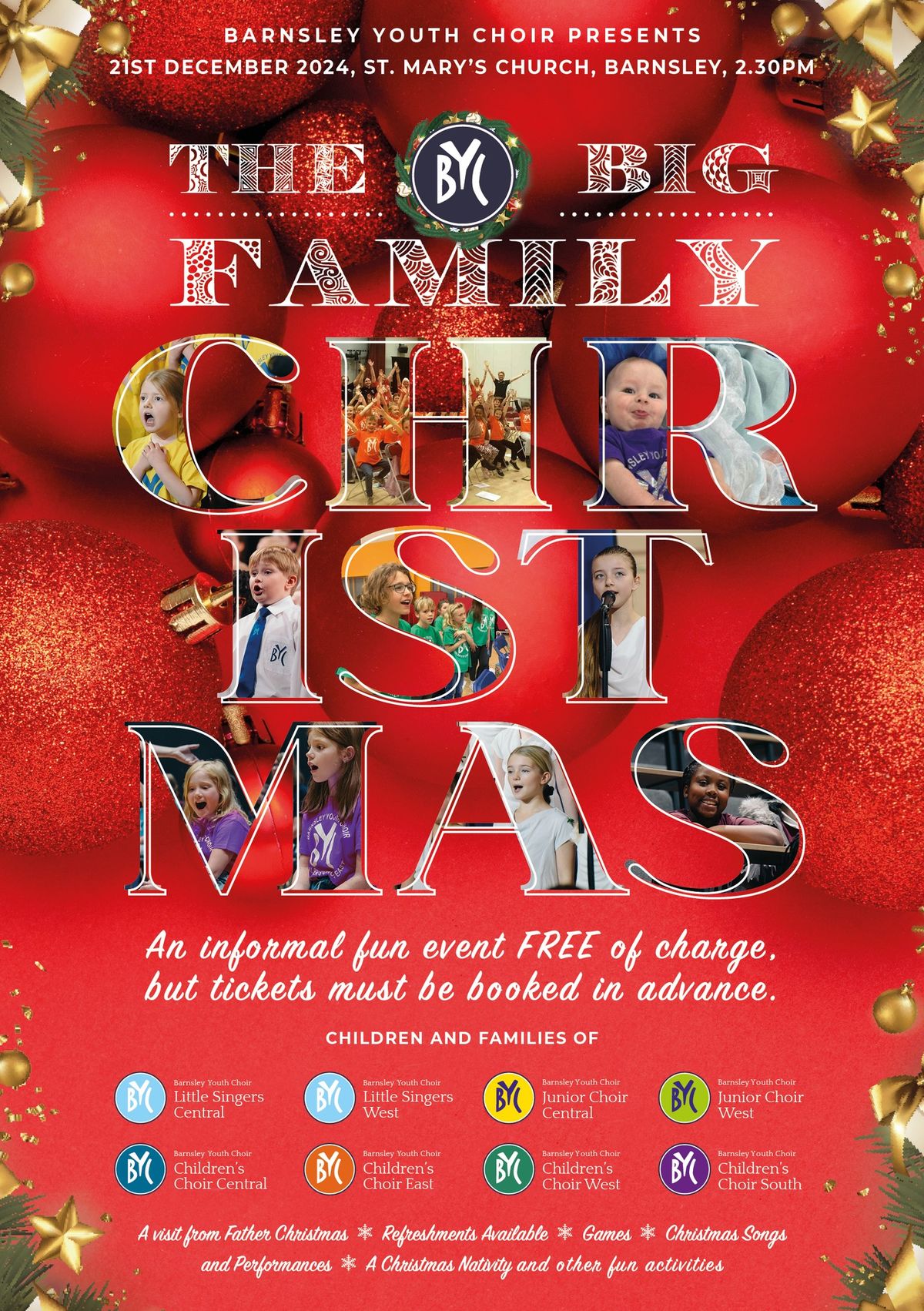 The Big Family Christmas 2024 St Mary's Church Barnsley December 21