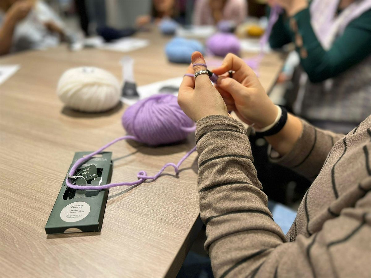 Anf\u00e4ngerkursus: Stricken lernen mit Wolle & Wunder