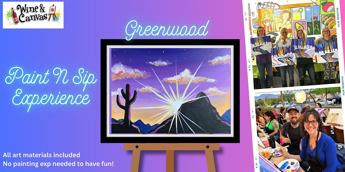 Greenwood Paint and Sip \u2013 Desert Sunset