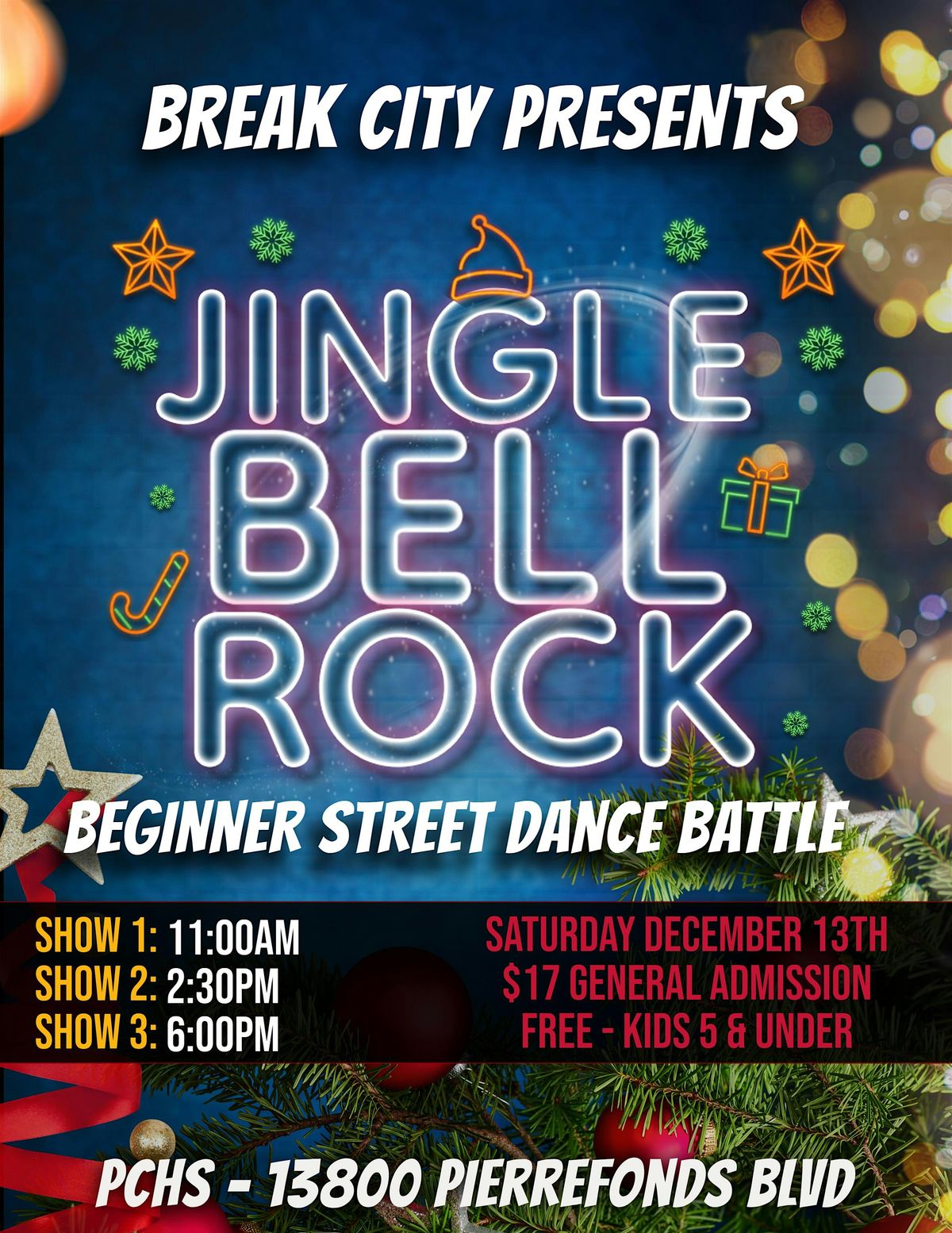 JINGLE BELL ROCK 2025 - Beginner street dance battle