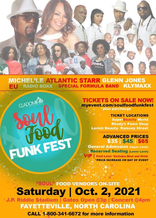 Soul Food FunkFest J. P. Riddle Stadium, Fayetteville, NC October 2