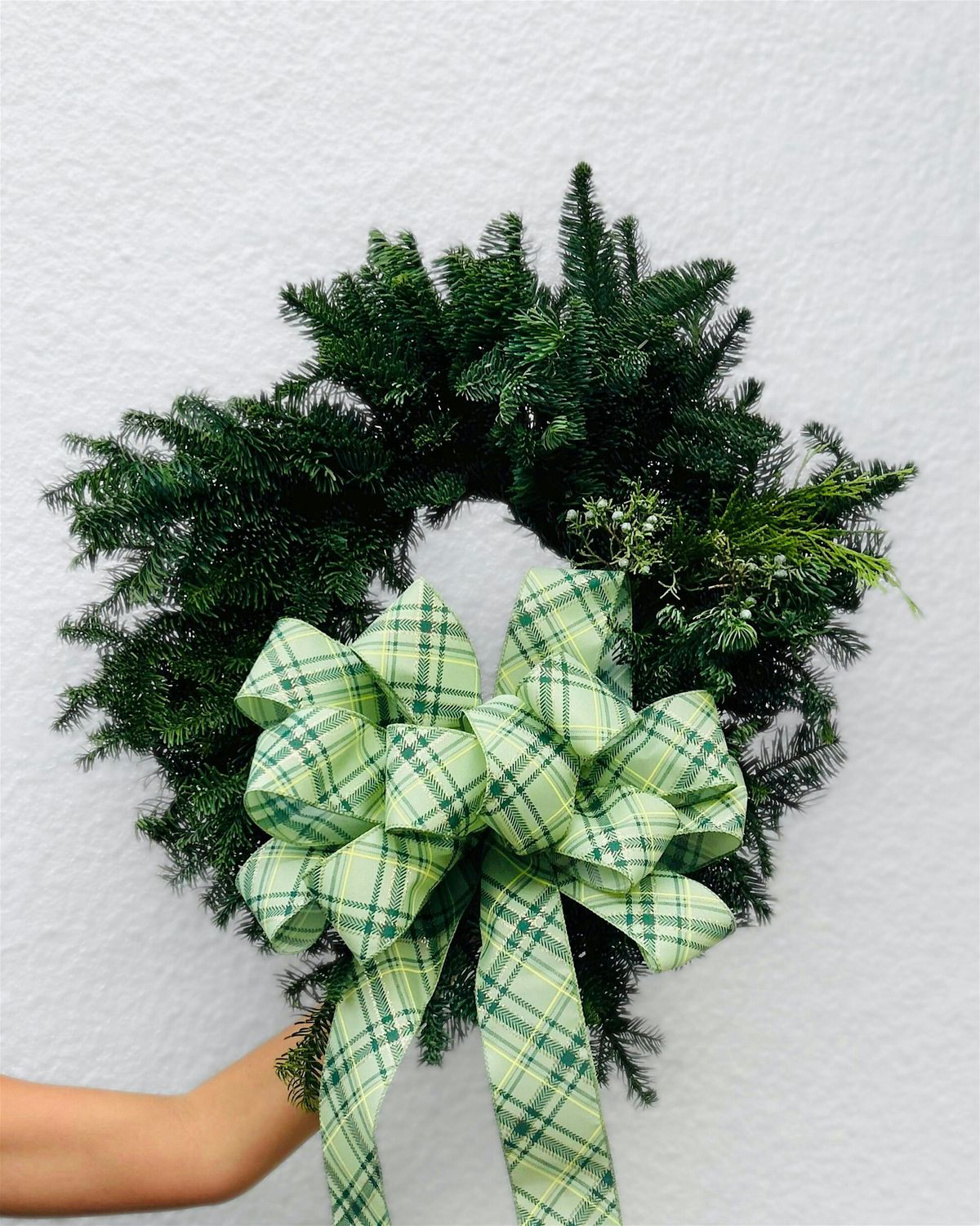Tethered Flower Shop Christmas Wreath Workshop
