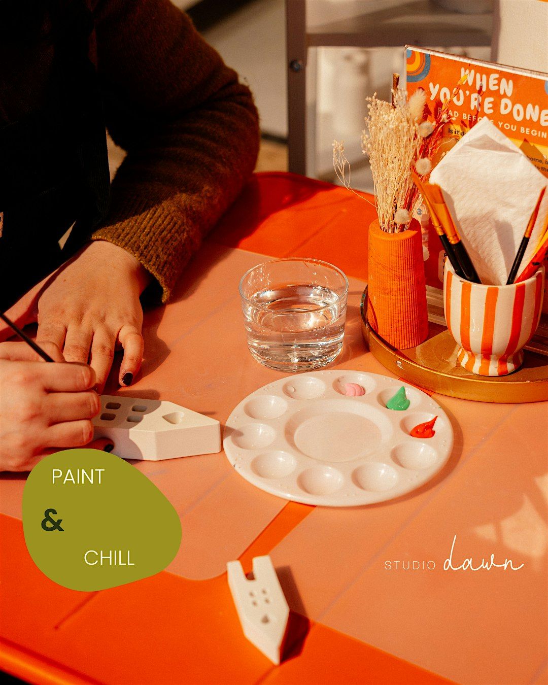 Paint & Chill - Pot Painting Experience Manchester