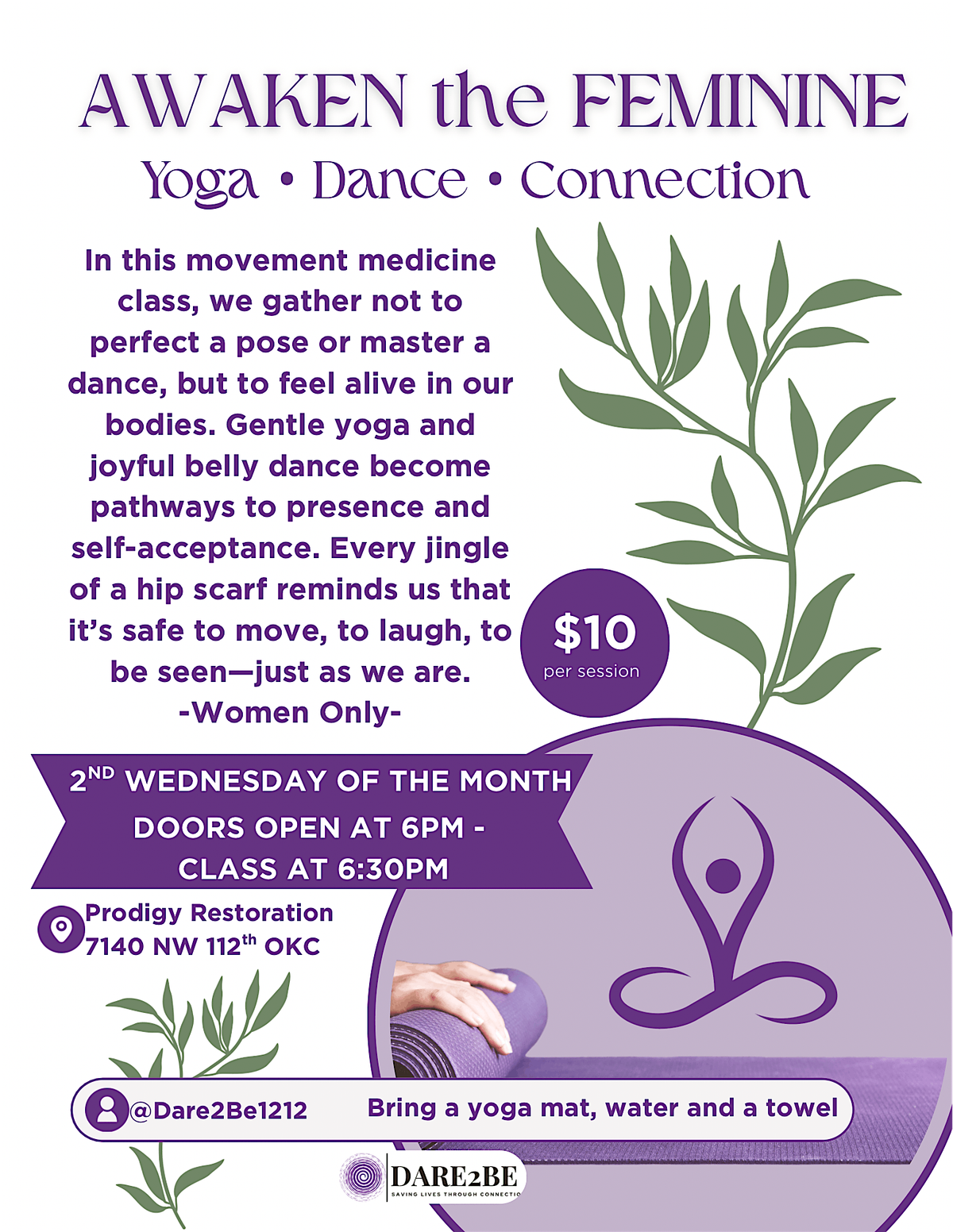 Awaken the Feminine: Yoga*Dance*Connection