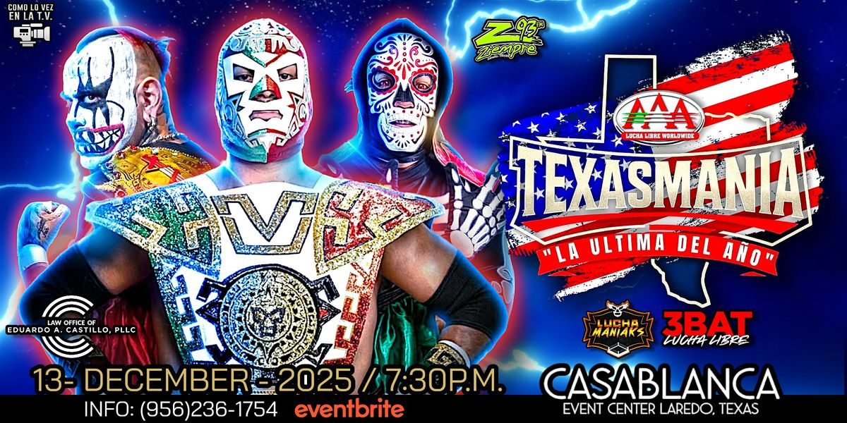 AAA Lucha Libre: TEXASMANIA 12-13-2025