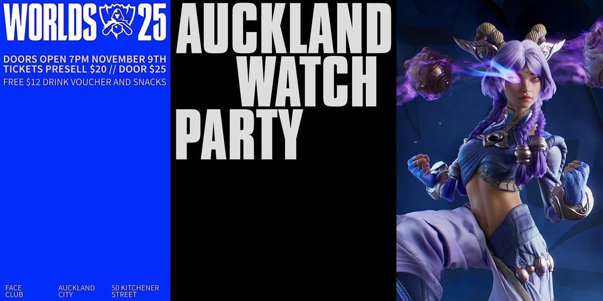 Auckland Worlds 2025 Watch Party