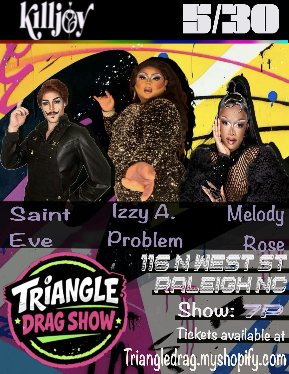 Triangle Drag Show at Killjoy