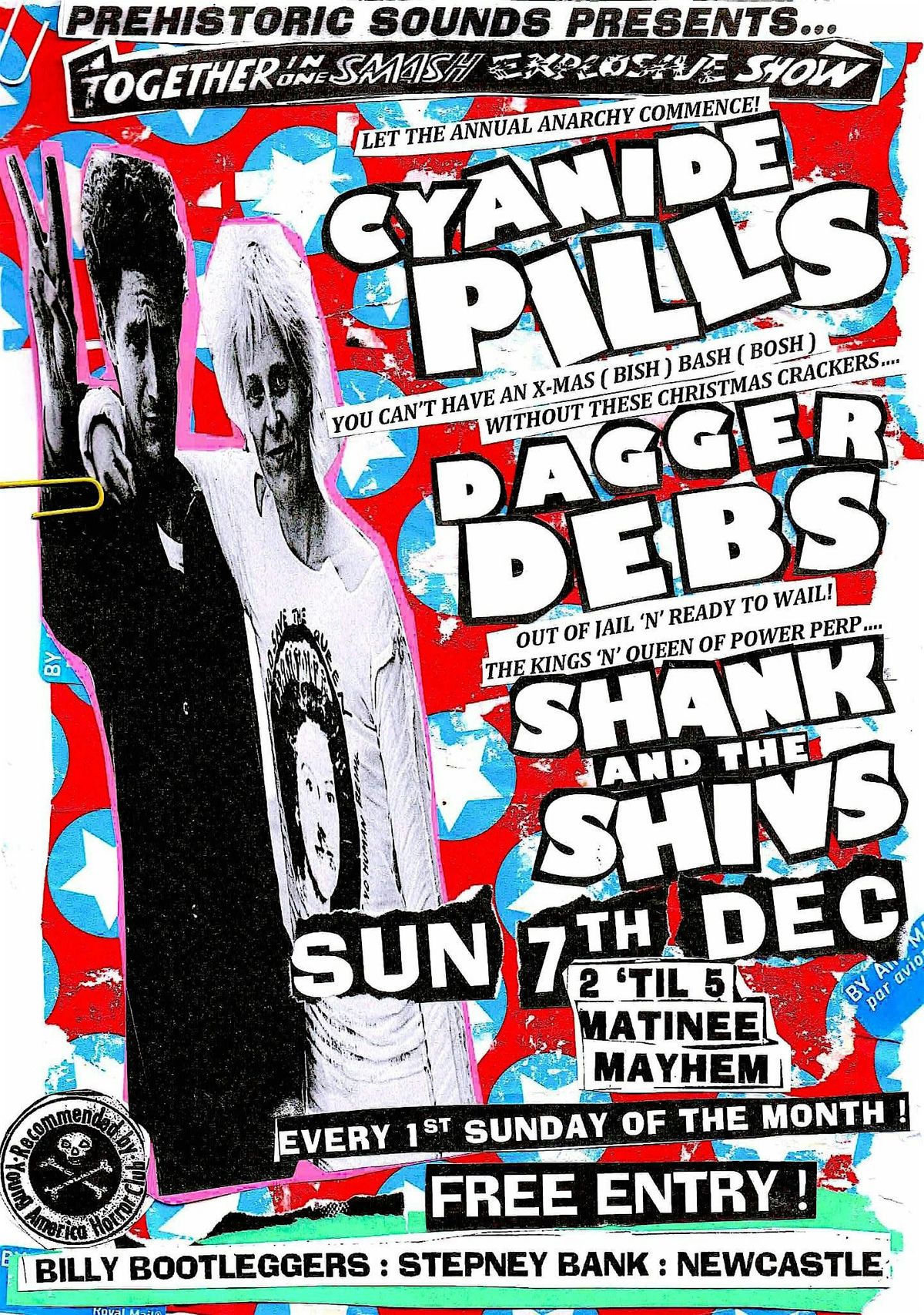 Cyanide Pill, Dagger Debs + Shank and The Shivs - Live @ Billy's