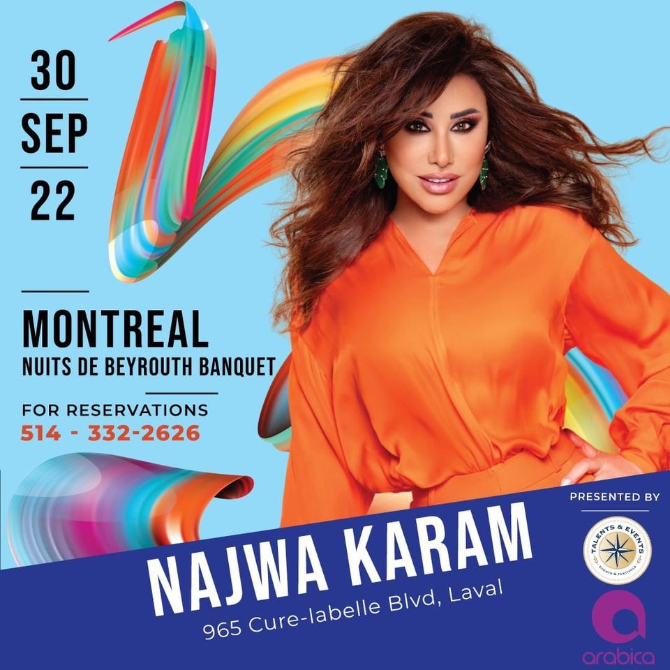 NAJWA KARAM IN MONTREAL