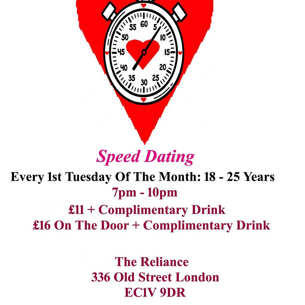 Speed Dating. 18 - 25 years. Tuesdays