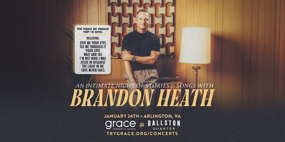 BRANDON HEATH: An Intimate Night of Stories & Songs