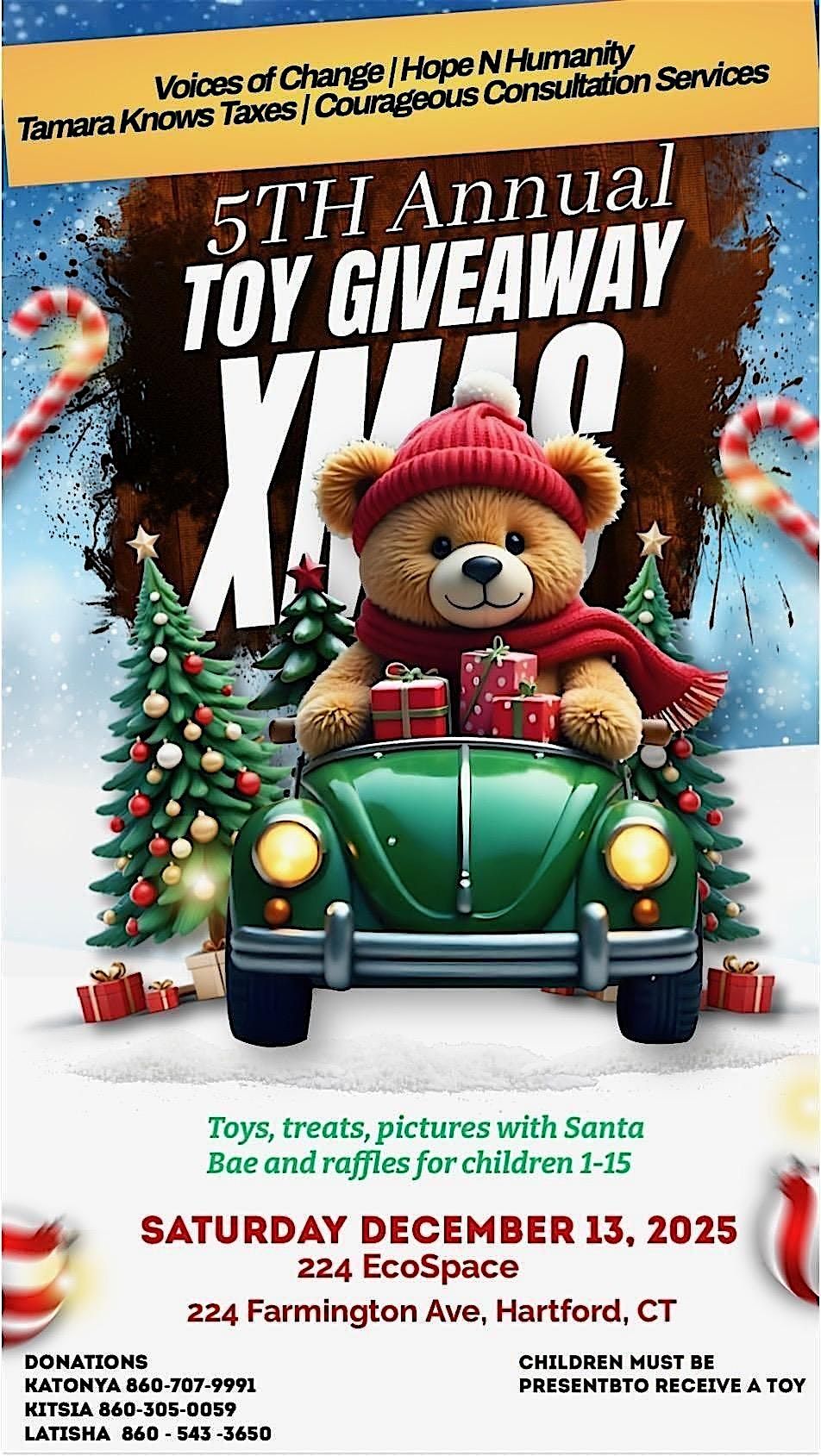 5th Annual Toy Giveaway