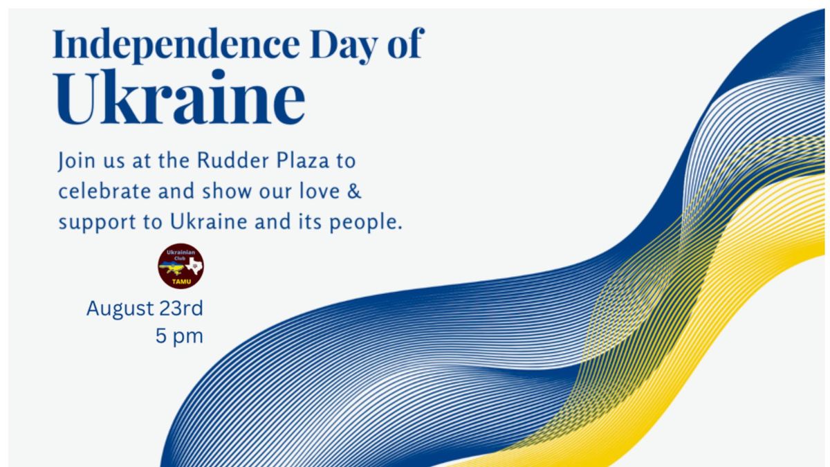 Independence Day of Ukraine Rudder Plaza, College Station, TX