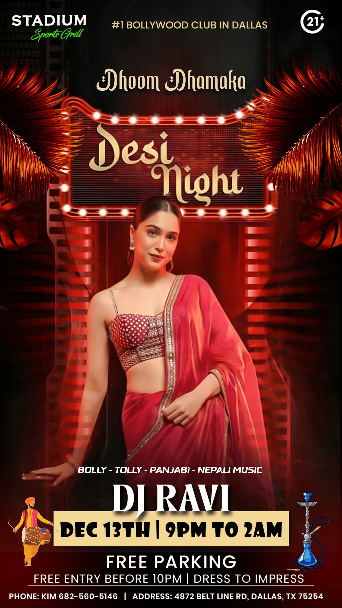 DHOOM DHAMAKA DESI NIGHT-BOLLY TOLLY MUSIC-SAT NIGHT-DEC 13TH-STADIUM