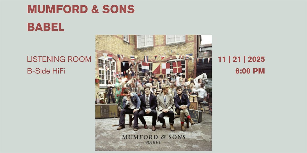 Mumford & Sons: Babel