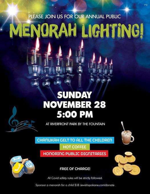 Chanukah Menorah lighting