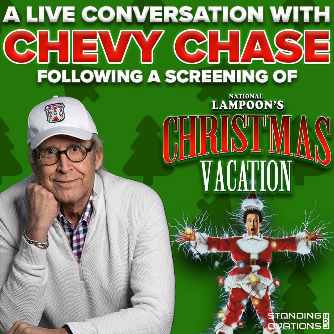 Chevy Chase - National Lampoons Christmas Vacation Screening at New Jersey Performing Arts Center - Prudential Hall