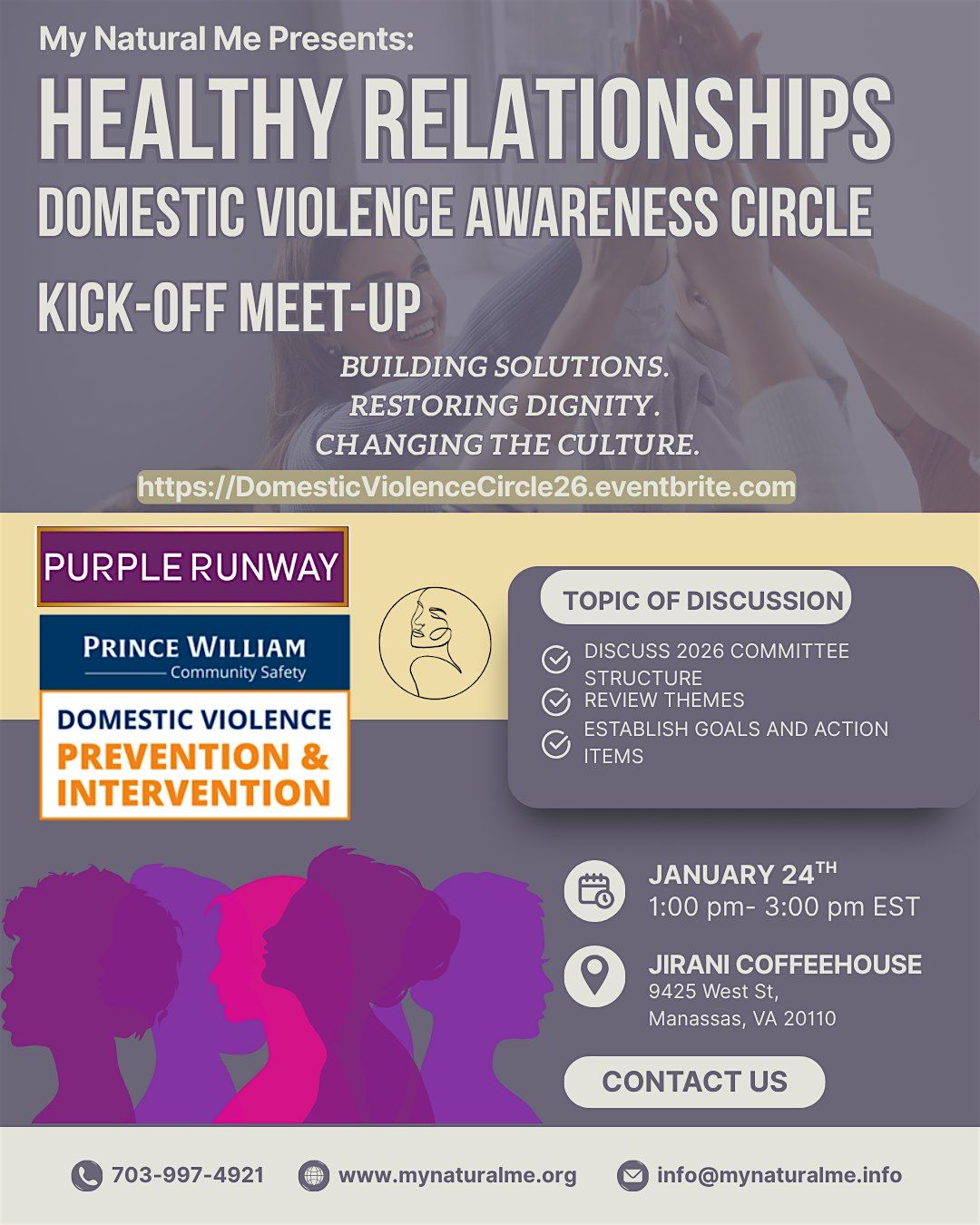 Healthy Relationships -Domestic Violence Awareness Circle Kick-Off Meeting