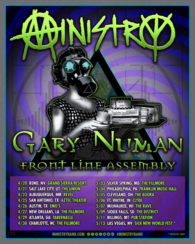 Ministry, Gary Numan & Front Line Assembly The Fillmore New Orleans