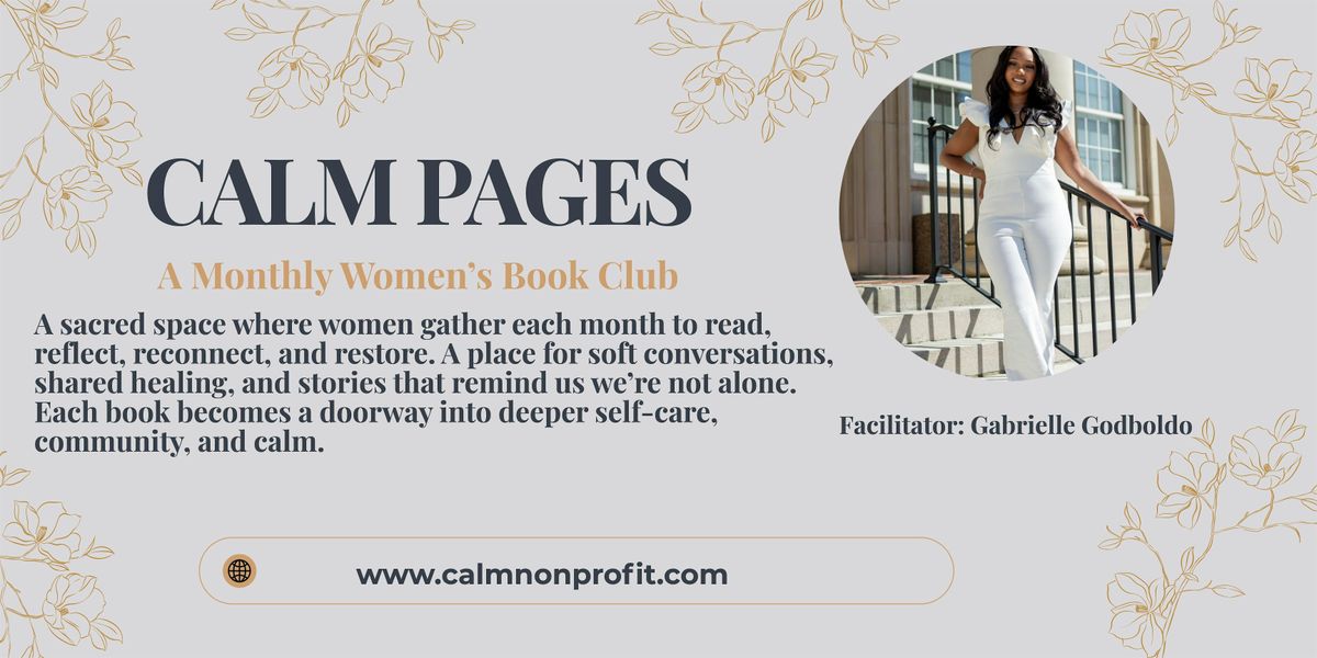 CALM Pages Circle - A Monthly Women\u2019s Book Club