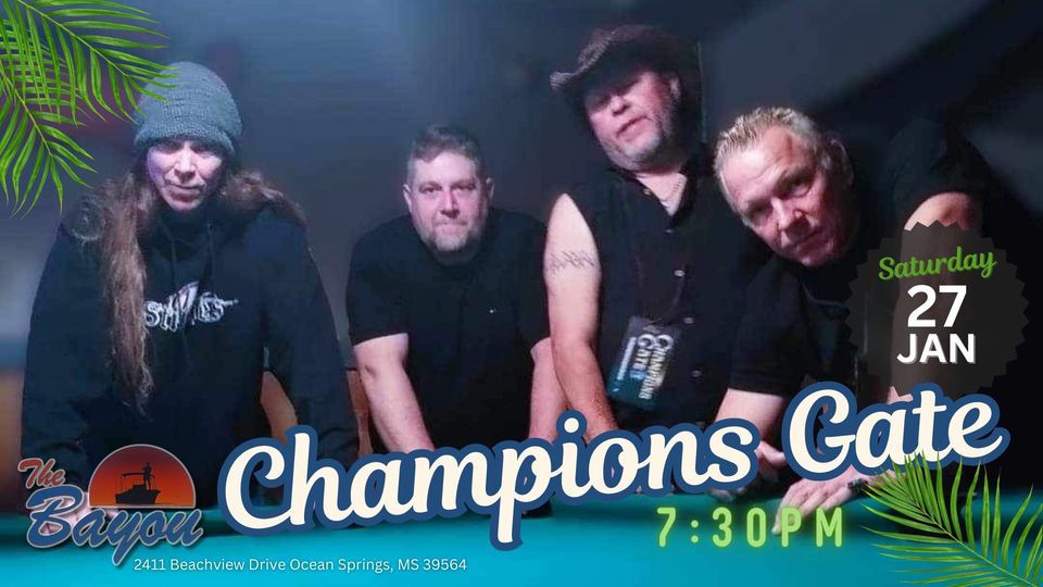 Champions Gate Live at The Bayou | The Bayou Restaurant & Tiki Bar ...