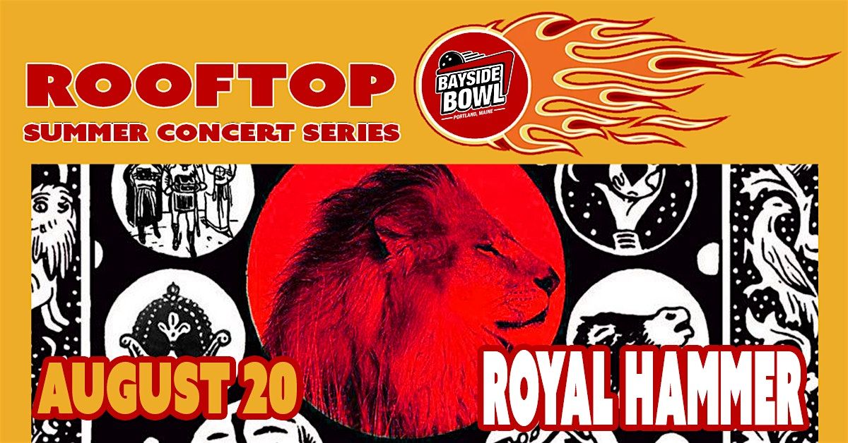 Royal Hammer live on the Bayside Bowl Roof | all-ages