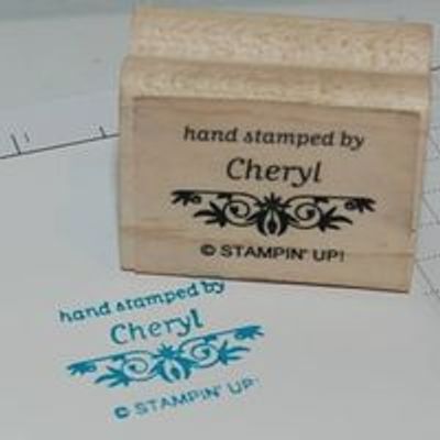 Hand Stamped by Cheryl