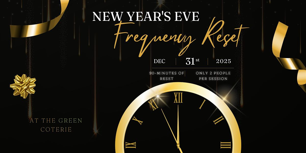 NYE Frequency Reset Ritual: Reset Before Midnight (90-Minute Experience)