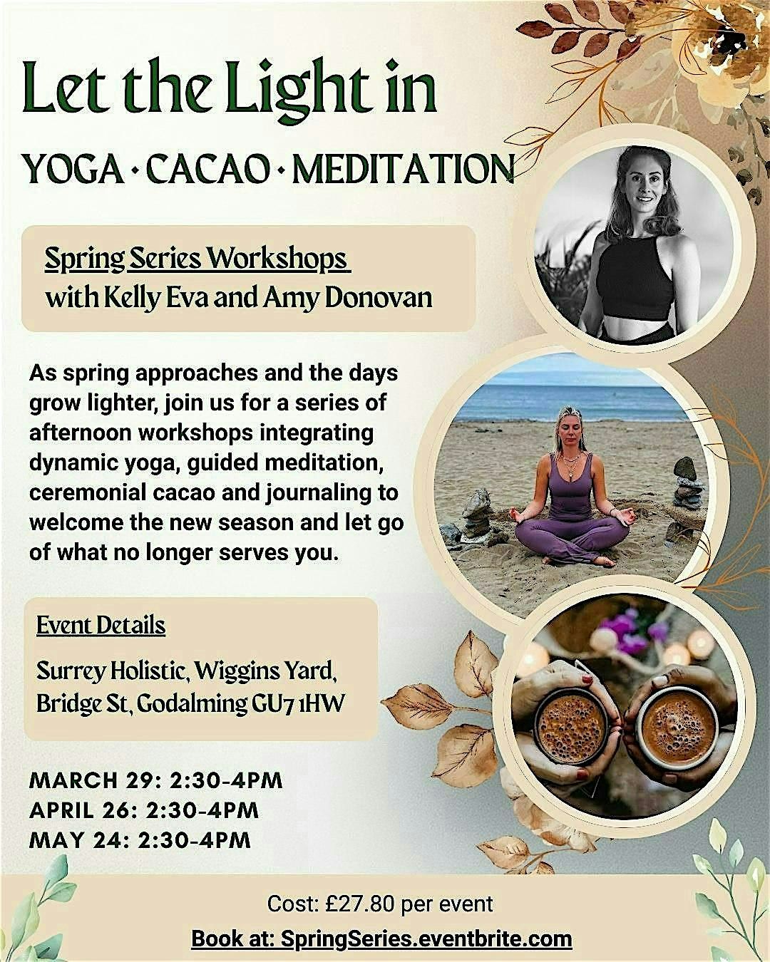 Let the Light In Workshops - Spring Series