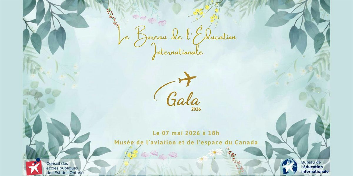 Gala du Bureau de l'\u00c9ducation Internationale (BEI) du CEPEO
