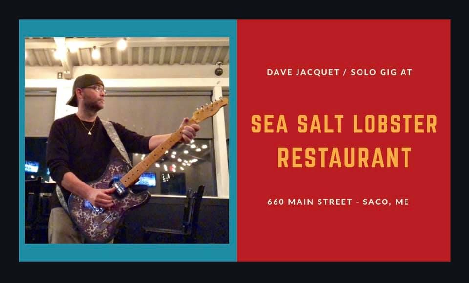 Dave solo at Sea Salt Lobster Restaurant in Saco! Sea Salt Lobster