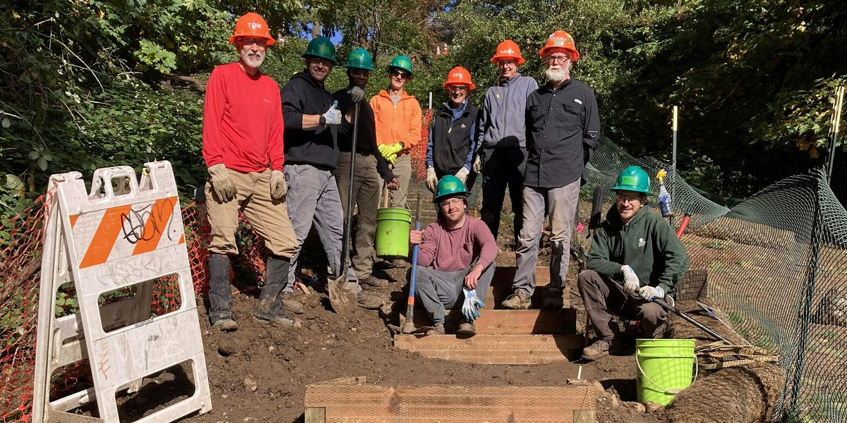 Mount Tabor Stairs Installation - Portland