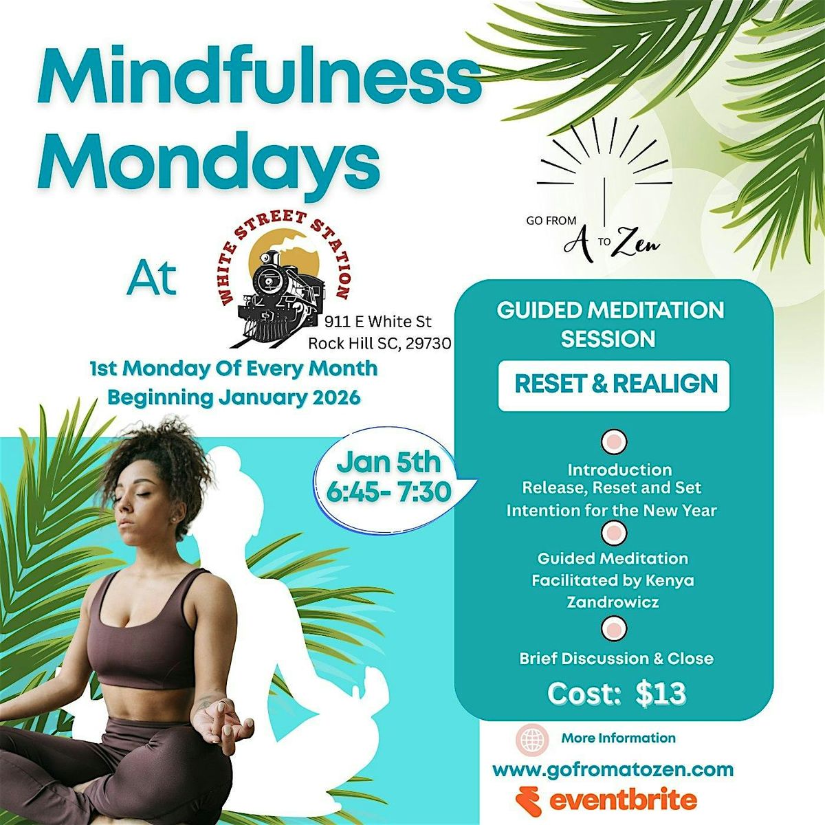 Mindfulness Mondays At White Street Station