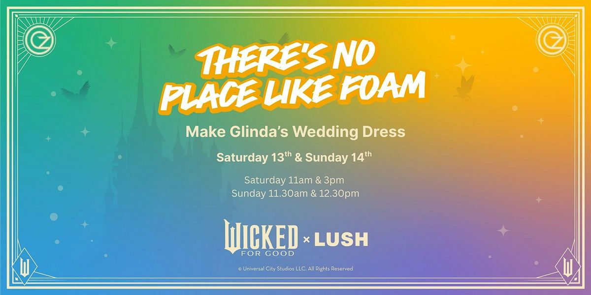Lush Preston makes Glinda's Wedding Dress