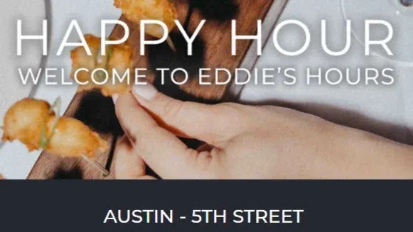 Happy Hour & Live Band at Eddie V's downtown Austin