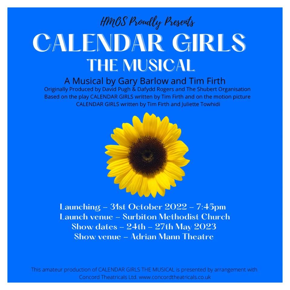 HMOS Launch For Calendar Girls At Surbiton Hill Methodist Church hmos-launch-for-calendar-girls-at-surbiton-hill-methodist-church