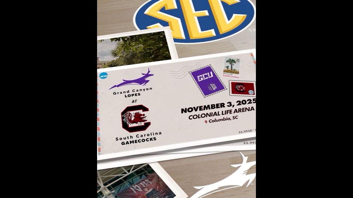 South Carolina Gamecocks Women's Basketball vs. Grand Canyon Lopes