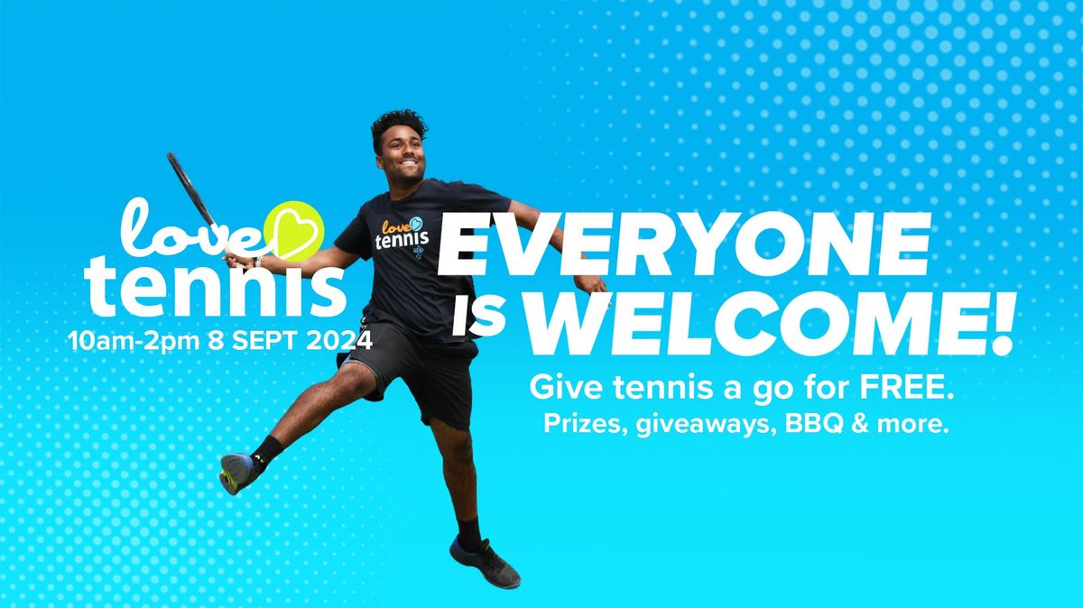 Love Tennis 49 Watford Street , 8052, Christchurch, CA September 8