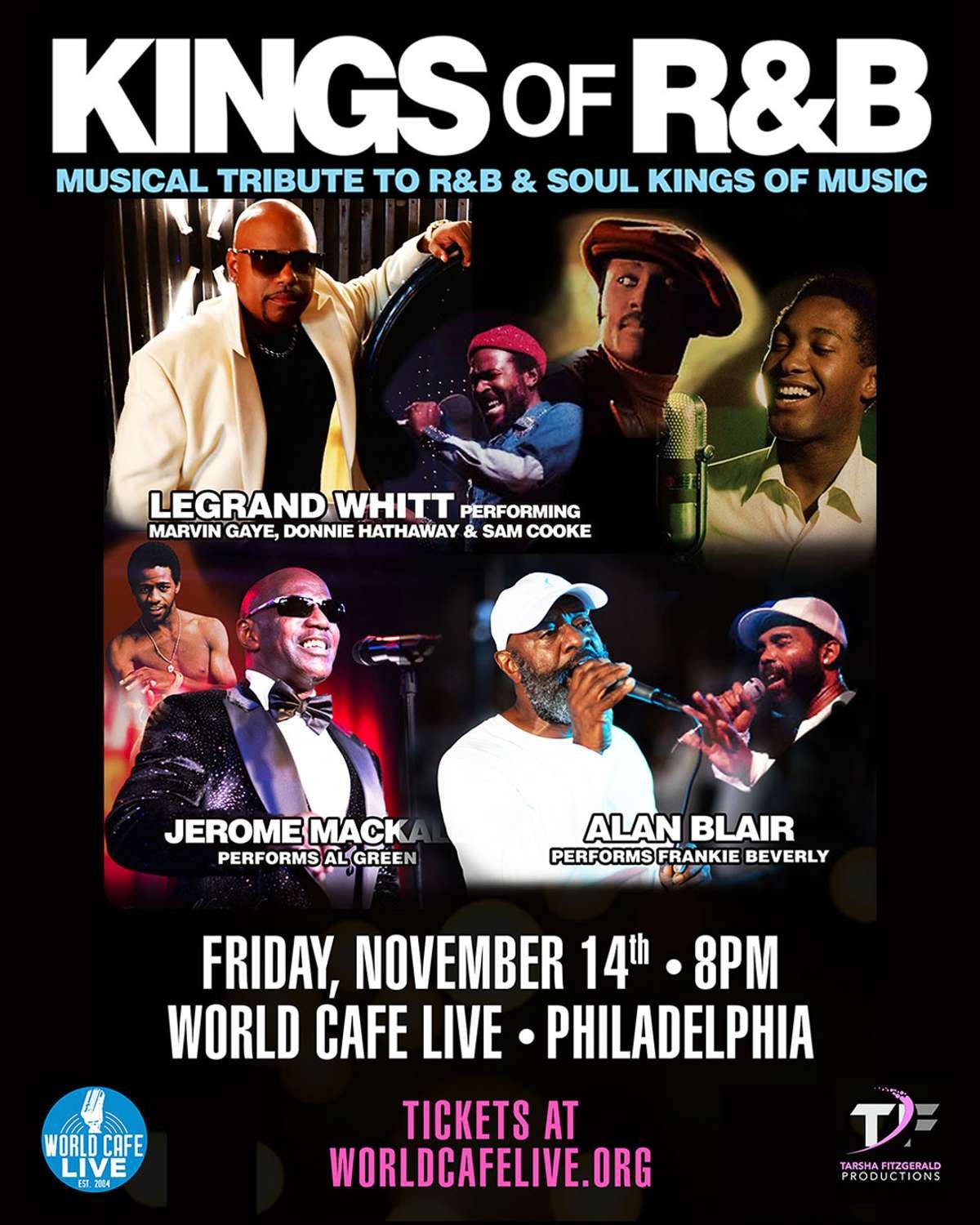 Kings of RnB Concert at World Cafe Live Philadelphia