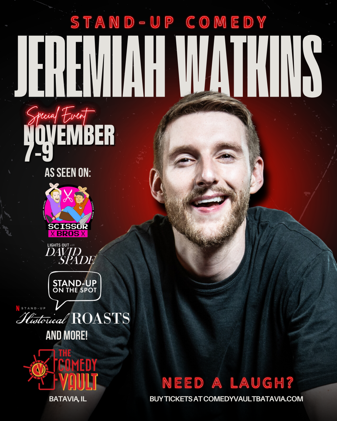 Jeremiah Watkins at Helium Comedy Club - Indianapolis